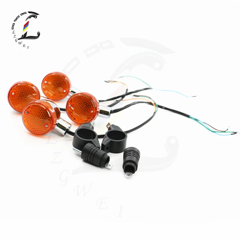 Световой сигнал мотоцикла для Honda Magna 250 750 shadow 400 конь VLX 600 1100 VTX 1300 1800 спереди и