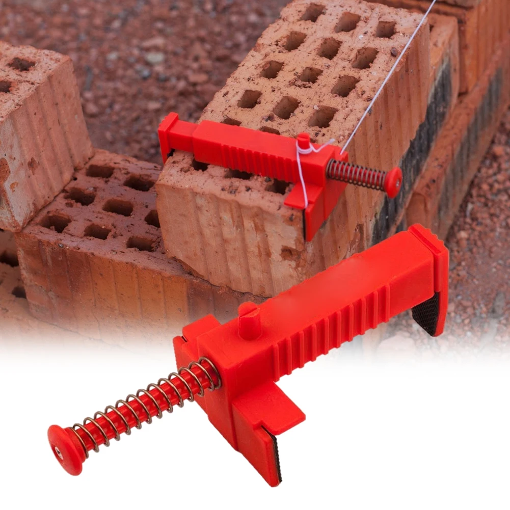 

2PCS Brick Line Runner Clips Line Runners Portable Plastic Bricklaying Fixer Puller Wire Clamps For Building Construction Tools
