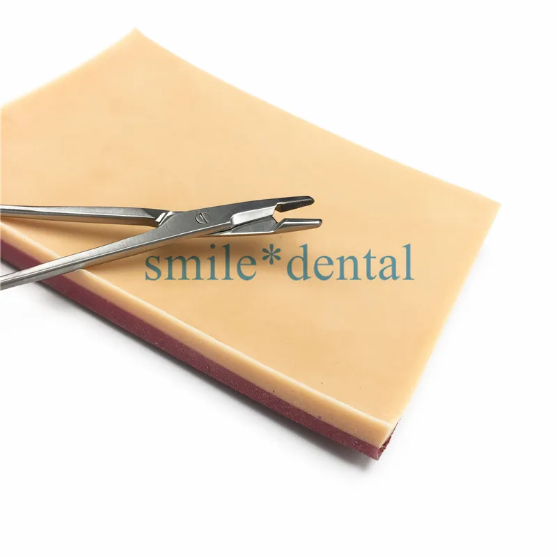 Двойной век силиконовый модуль кожи для практики наложения швов Модель обучения