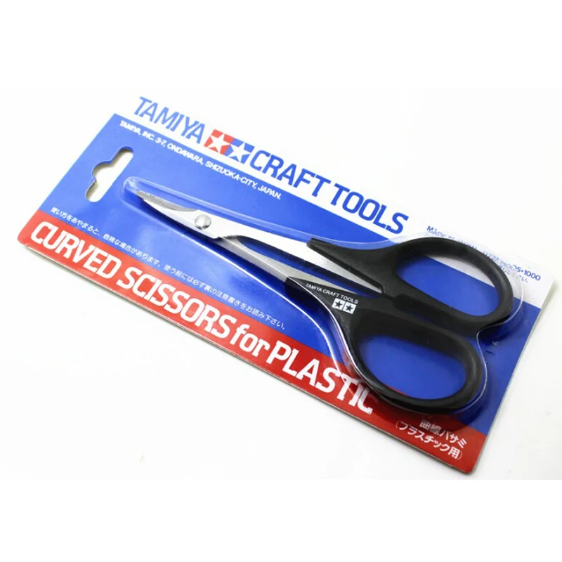 Изогнутые Ножницы Tamiya #74005 для пластиковых ремесленных инструментов |