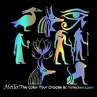 Новый дизайн, египетская Автомобильная наклейка светоотражающая Водонепроницаемая виниловая наклейка, забавные аксессуары для Mazda Cruze, Peugeot