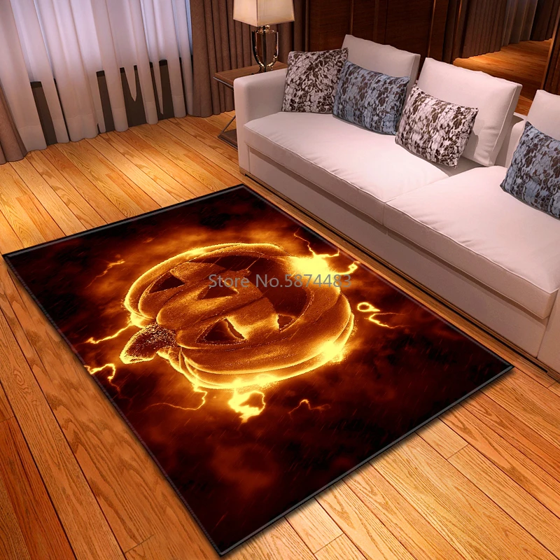 Коврик для гостиной на Хэллоуин нескользящий коврик украшение напольные коврики