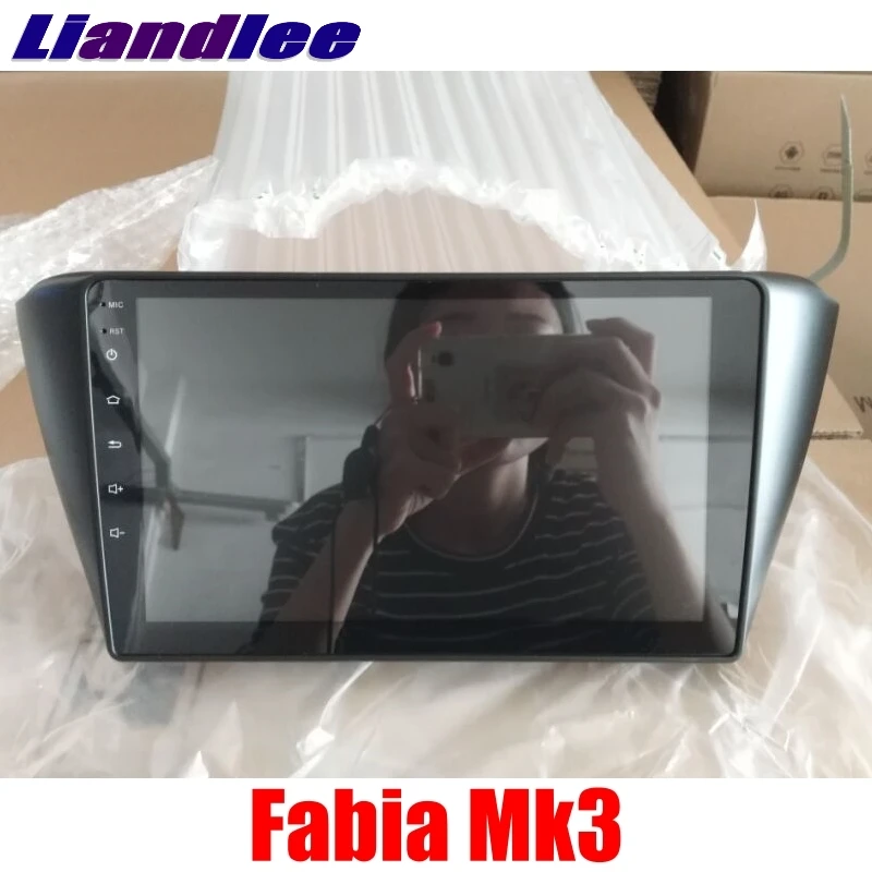 Автомагнитола LiisLee для Skoda Fabia Mk3 2014 ~ 2020 10 дюймов мультимедийный ТВ DVD GPS Hi Fi радио