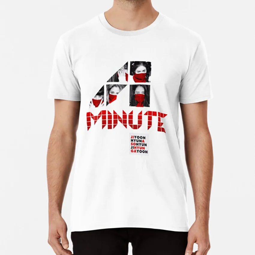 4minute HATE футболка 4MINUTE kpop k pop hyuna jiyoon gayoon jihyun sohyun корейский|Мужские футболки| |
