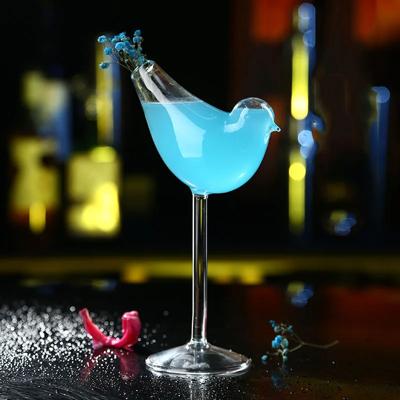 

Birdie Glass Cocktail Bar Accessories Wine Glass Cups Drinkware Tazas Whiskey Beer Drinking Cup Mug اكواب Бокалы Для Вина