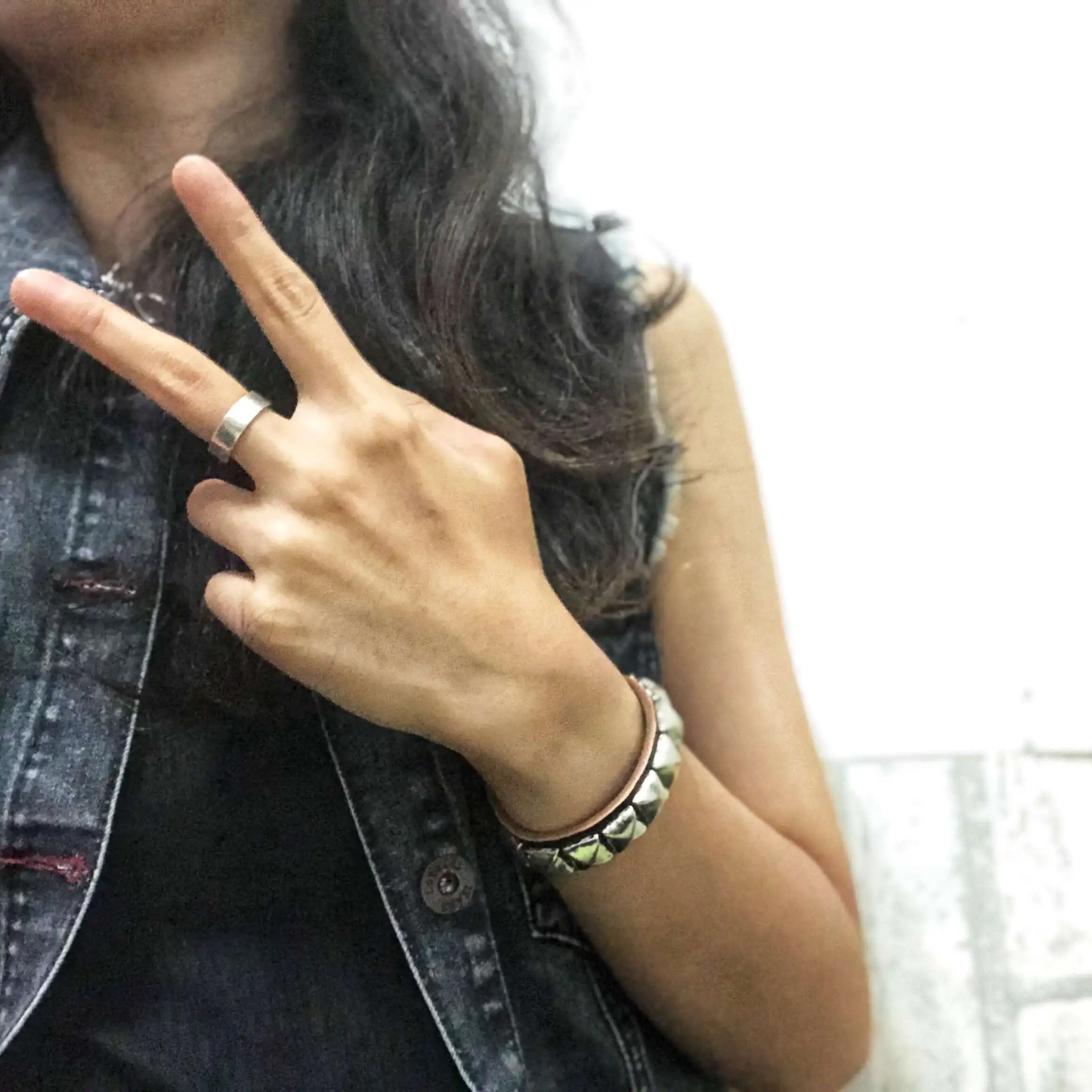 Пирамида сплав квадрат Шипованные Панк готики Рок Музыкальная Группа кожаный