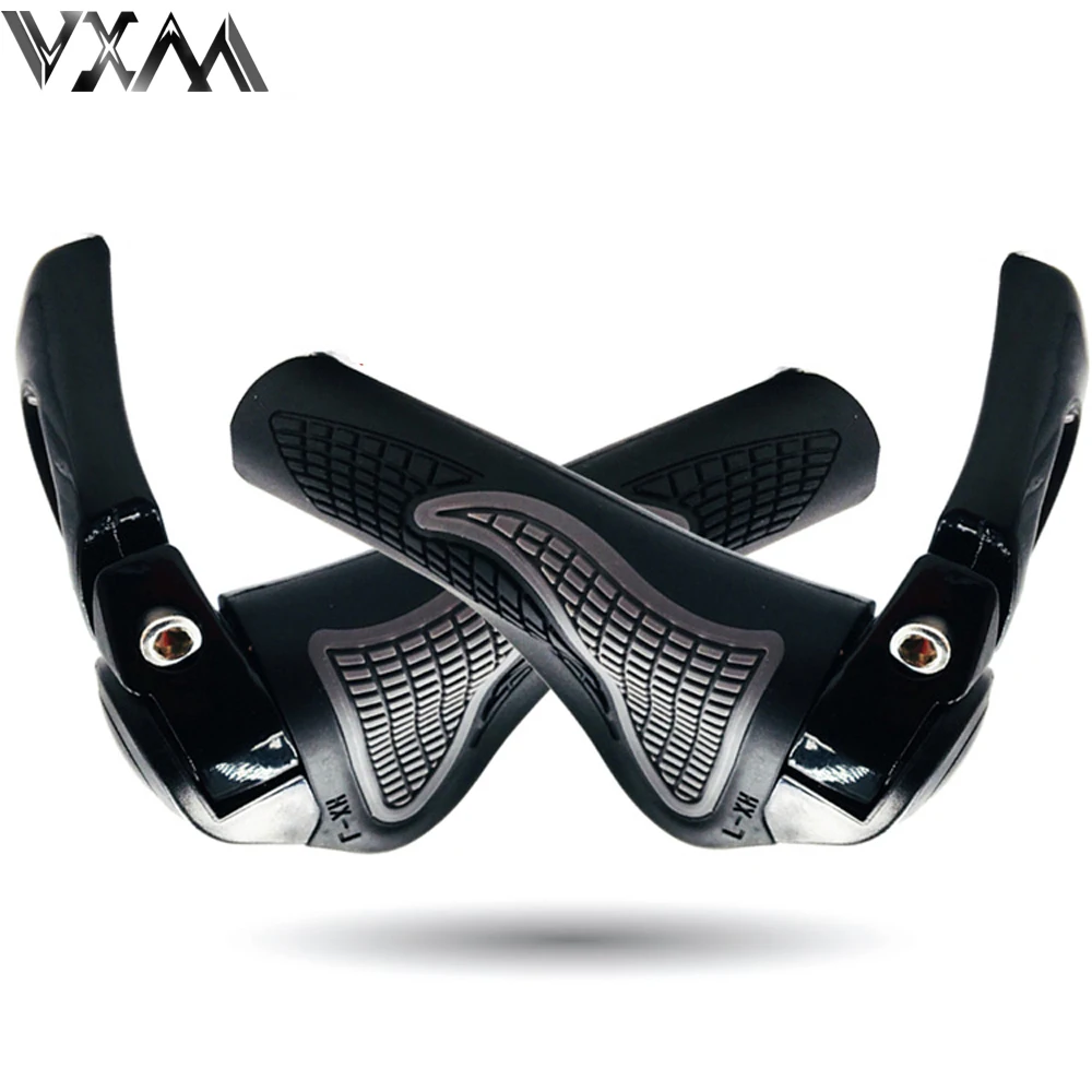 VXM прочные противоскользящие резиновые интегрированные велосипедные ручки на