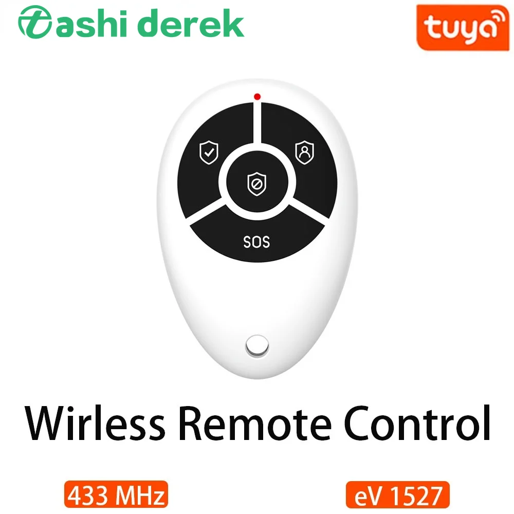 

RC01 Tuya remot control Wireless WIFI Remote 433MHz High Quality Portable 4 Buttons Keychain One key to quickly Alarm system