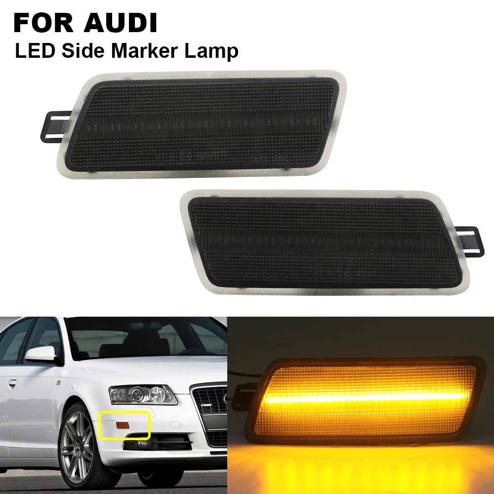 2 шт. дымчатые линзы для AUDI A6 C6 2005 2006 2007 2008 2009 2010 2011 | Автомобили и мотоциклы
