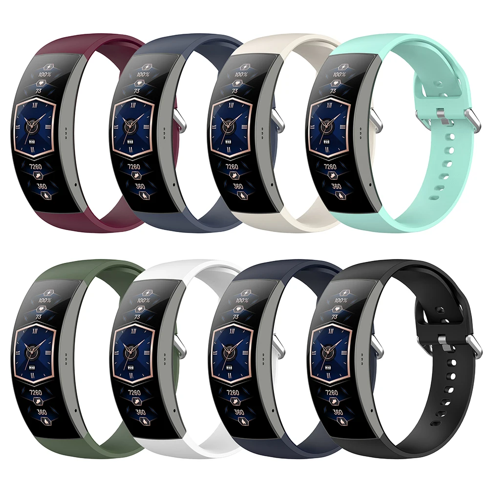 Ремешок силиконовый для смарт-часов Xiaomi Amazfit X сменный Браслет наручных часов