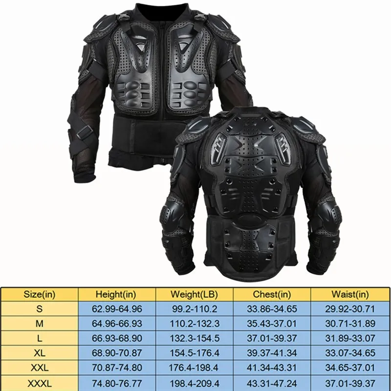 

Motorcycle Jacket Racing Armor Protector Motocross Body Protection Jacket Clothing Protective Gear S-XXXL Motorcycle Equipments