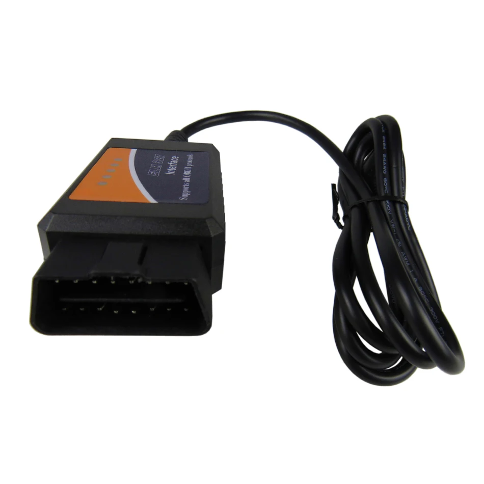 Лучший FT232RL чип ELM327 USB OBD2 автомобильный диагностический интерфейс сканер ELM 327 V 1 5