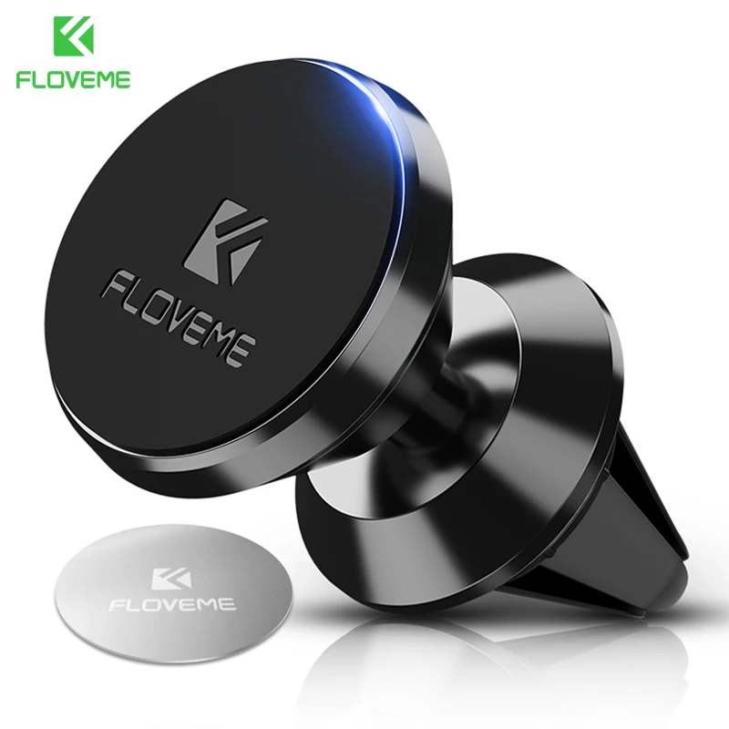 

FLOVEME Magnetic Car Phone Holder for iPhone Samsung 360 Air Mount Magnet Holder Stand for Mobile Phone in Car GPS Holders Mount