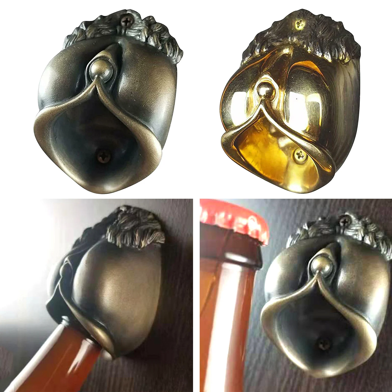 

Bottle Opener Wall Mounted Creative Wine Beer Can Opener Accessories Bar