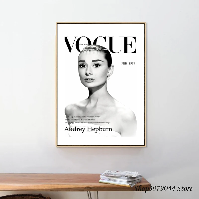 Постер Одри Хепберн украшение в скандинавском стиле домашняя поп-арт холст