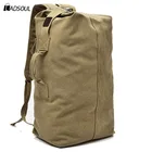 LADSOUL Новый Большой Вместительный холщовый рюкзак для альпинизма, мужской рюкзак, дорожная сумка через плечо, тактический военный холщовый рюкзак