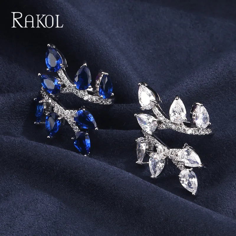 RAKOL Новая мода желтого цвета голубого зеленого с украшением в виде кристаллов