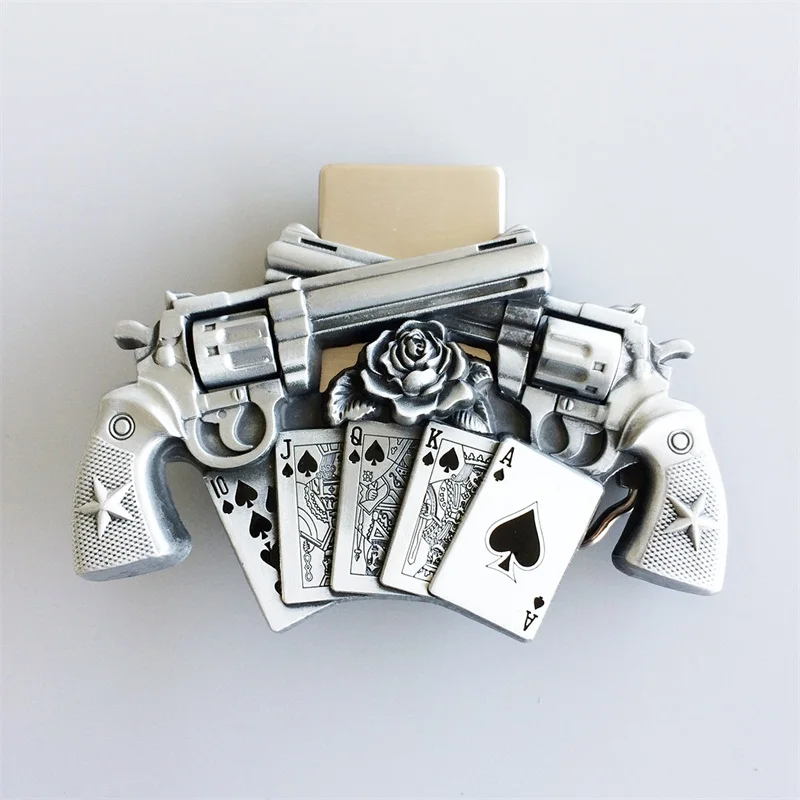 

Belt Buckle (GUNS POKER SPINNER LIGHTER) Free Shipping