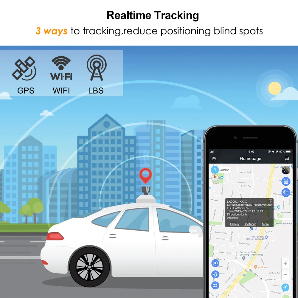 3g gps трекер автомобильный трекер 240 день в режиме ожидания 20000 мАч Магнитный gps локатор водонепроницаемый IP67 Localizador gps трекер ударная сигнализация