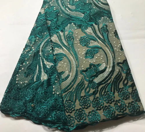 Hot Sale Nigerian Laces Fabrics High Quality African Lace Fabric Wedding French Net Fabrica 5 Yards CSH038 | Дом и сад