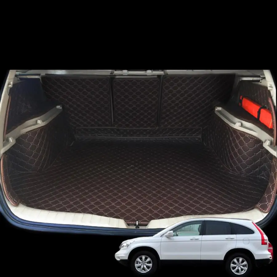 Кожаные ботинки для женщин коврик багажника автомобиля Коврики Honda Crv 2006 2007 2008 2009