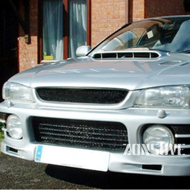 

Use For Subaru Impreza 1997--2001 Year Carbon Fibre Refitt Front Center Racing Grille Cover Accessorie Body Kit Zonsuve