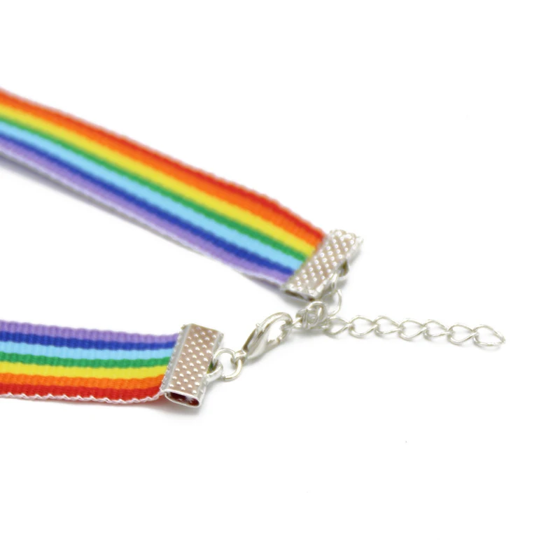 Ожерелье-чокер для геев и женщин кружевное ожерелье-чокер с лентой кулоном