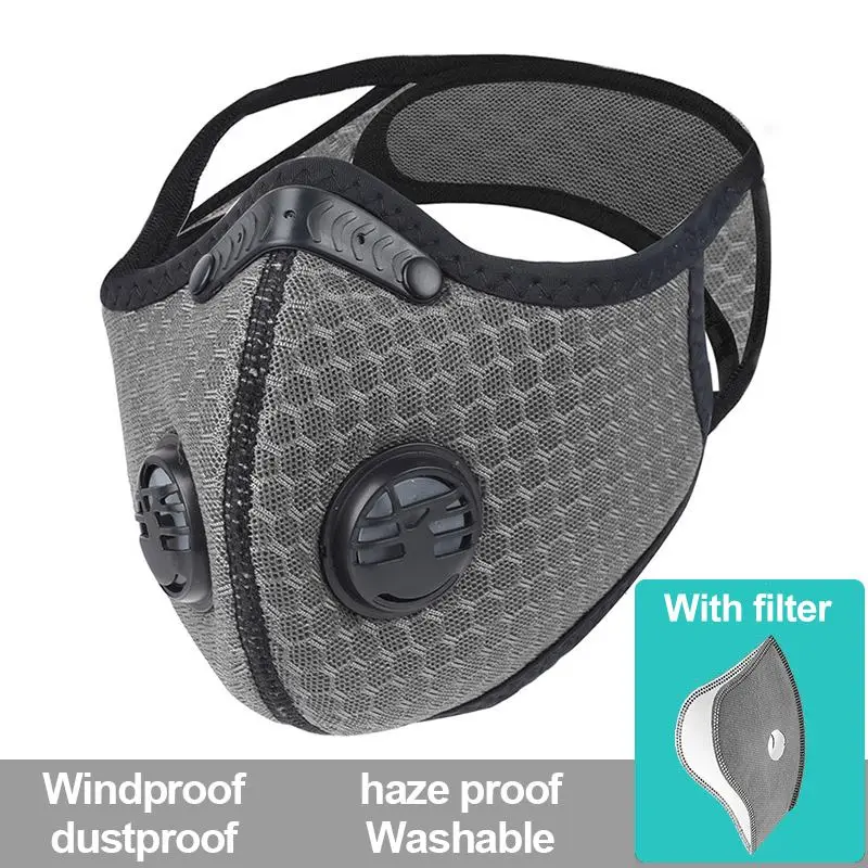 PM2.5 Пылезащитная маска для велоспорта Спортивная тренировочная лица