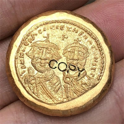 

Византийская империя Solidus 626-629 копия монет 21 мм