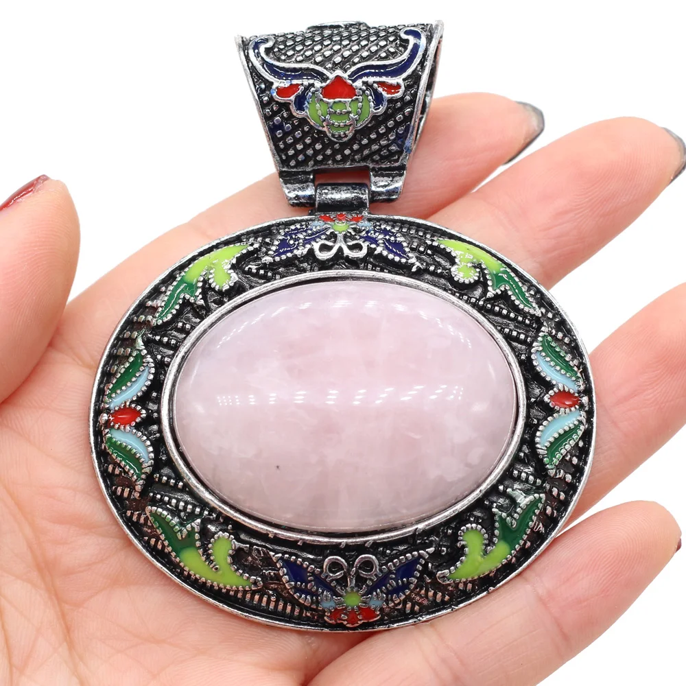 

Natural Stone Pendants Lapis lazuli Malachite High-quality for Women Jewelry Making DIY Necklace Gifts