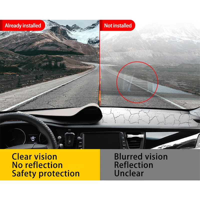 Для Nissan Altima Teana L33 L34 2013-2020 Анти-скользящий коврик для панели приборов солнцезащитный чехол Dashmat защита коврика от УФ-лучей аксессуар.