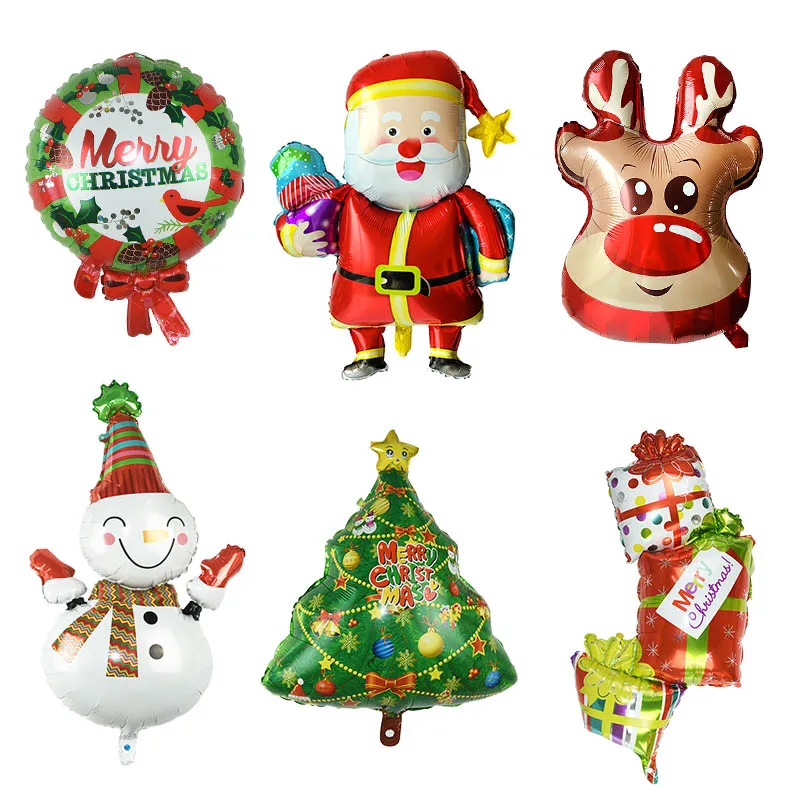 1 шт. новогодние воздушные шары|Воздушные шары и аксессуары| |
