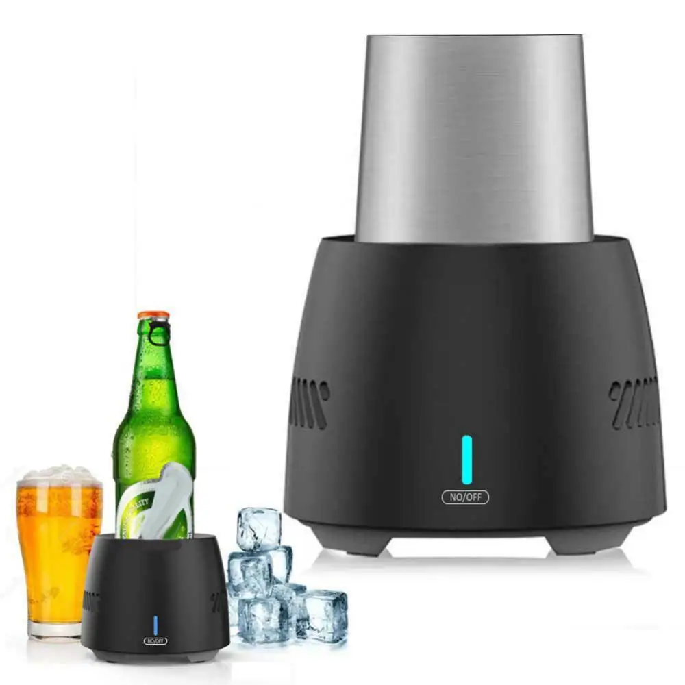 Taza de enfriamiento rápido portátil, refrigerador electrónico para cerveza, vino, bebida, Mini taza eléctrica de enfriamiento instantáneo