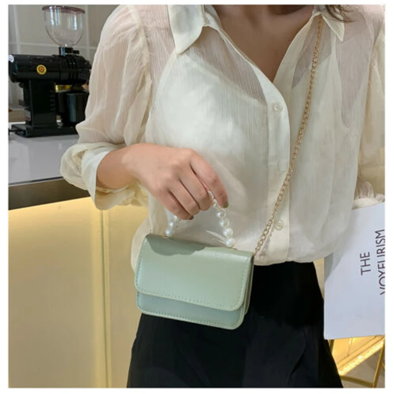 Новая Корейская Стильная Милая женская сумка через плечо из искусственной кожи с