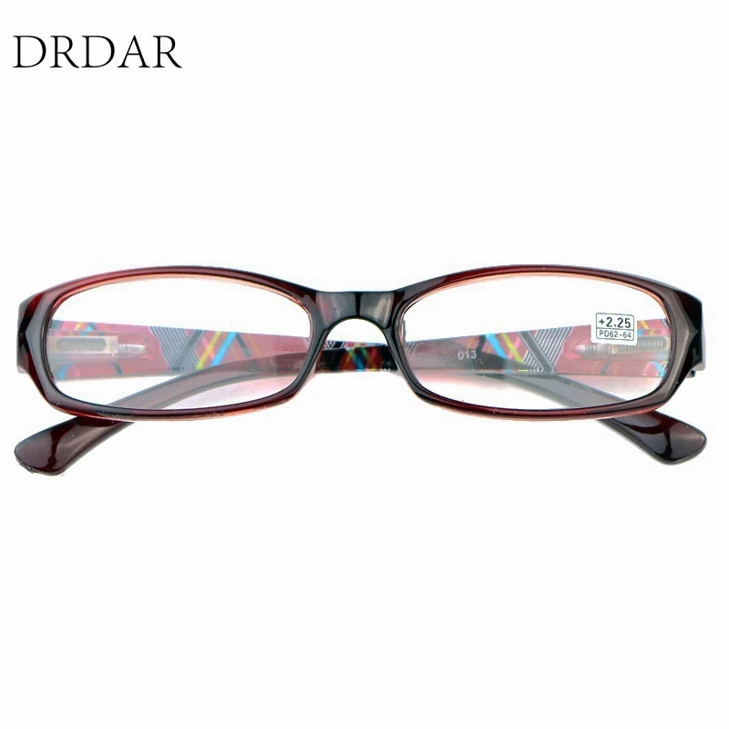 Модные мужские и женские очки для чтения DRDAR фиолетовые квадратные пластиковые