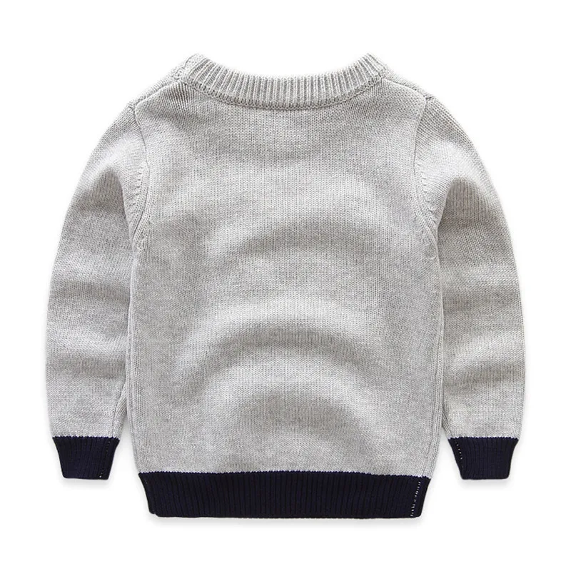 Boys Cotton Sweaters Kids O-Neck Winter Clothes Children Car Printed Casual Outerwear |
