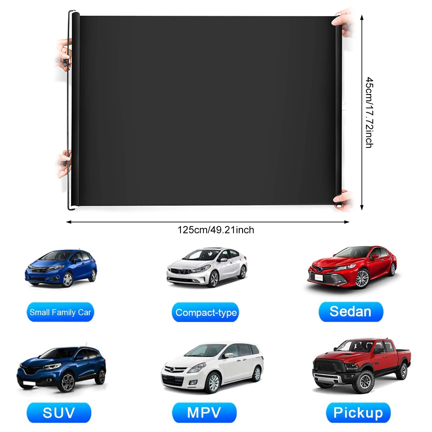 Автомобильные солнцезащитные шторы выдвижные летние автомобильные на лобовое