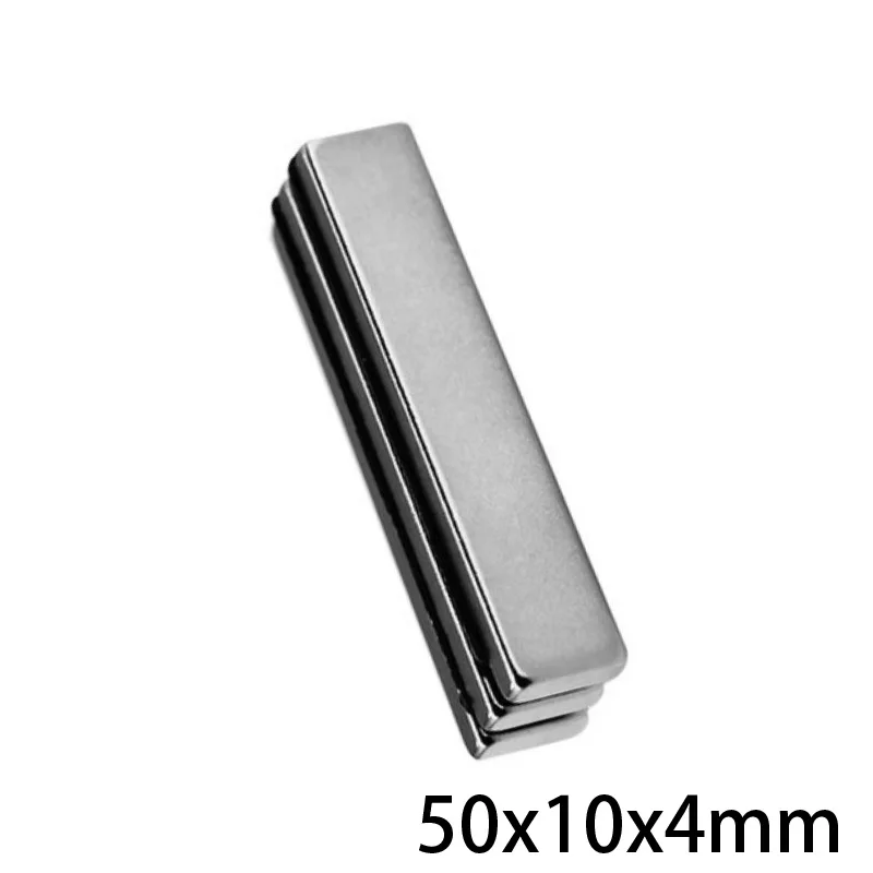 5 ~ 30 шт. 50x10x4 мм Поиск основных квадратов магнит 50 * 10 мощный сильный блок с