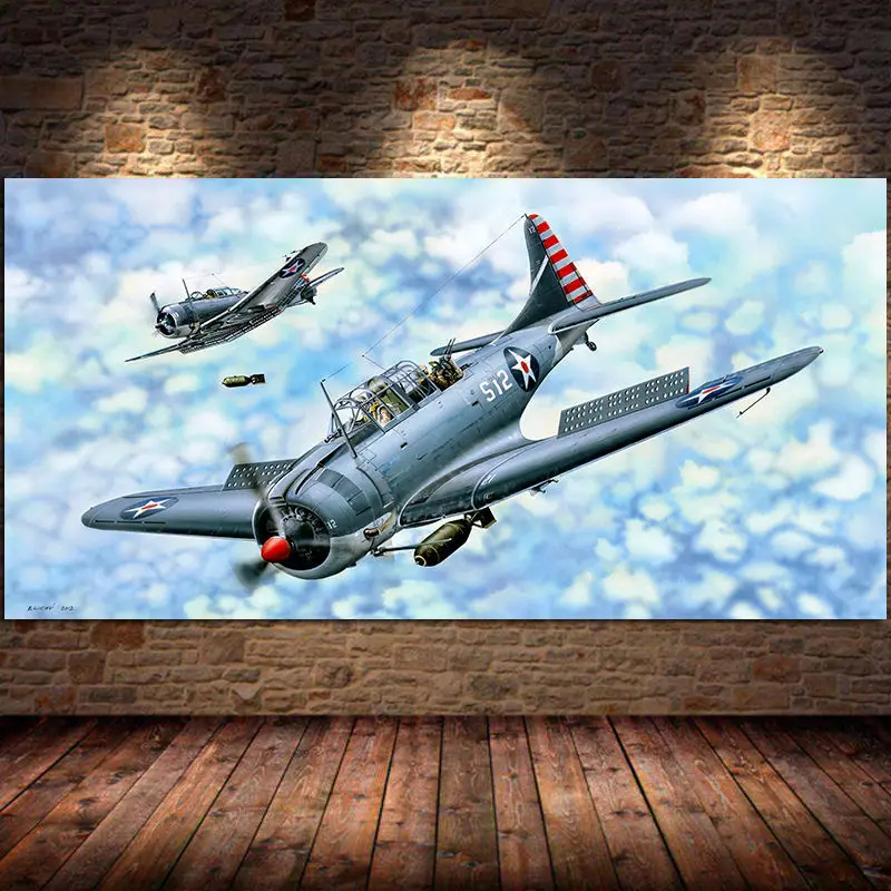 

Yak 3 fighter battle monoplane fighter canvas painting classic aircraft plane posters prints wall art living room decor Unframed