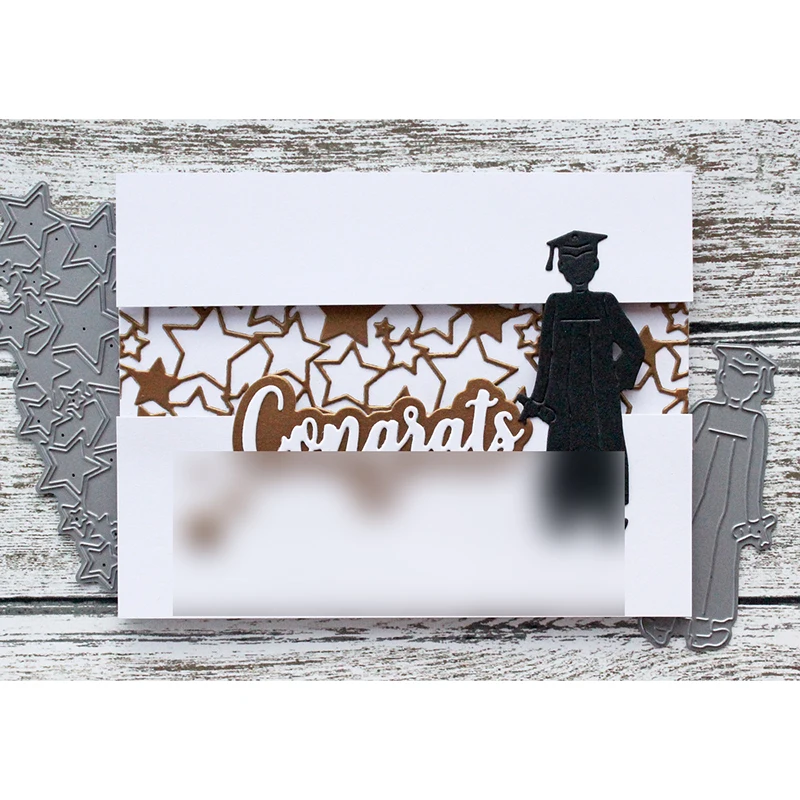 Новинка 2021 металлическая рамка со звездами штампы для рукоделия изготовления