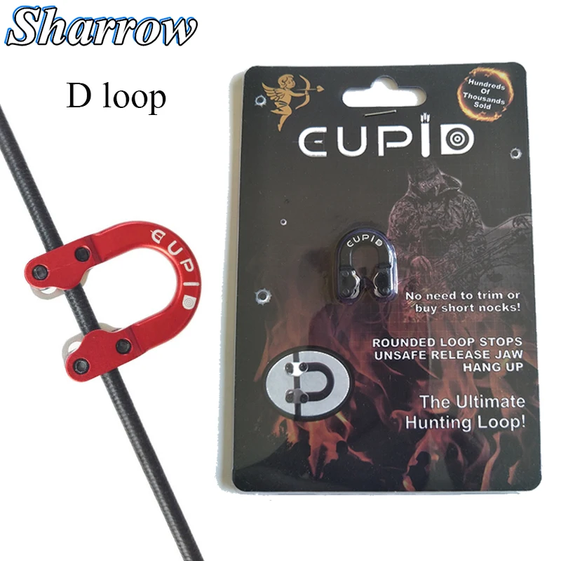 Металлическое охотничье D образное кольцо для лука и стрельбы из