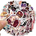 Наклейка в виде аниме на унитаз Hanako kun для автомобиля, сноуборда, велосипеда, чемодана, скейтборда, ноутбука, граффити, наклейка, 50 шт.