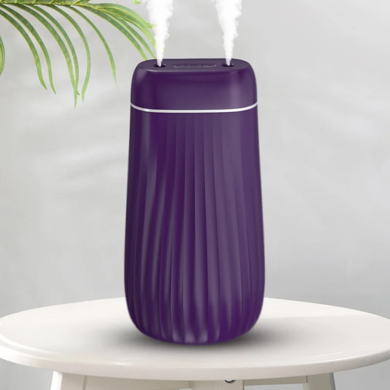 Portable Usb Anti-dry Aroma Diffuser Double Spray Innovations Purifier With Lamp For Office Home