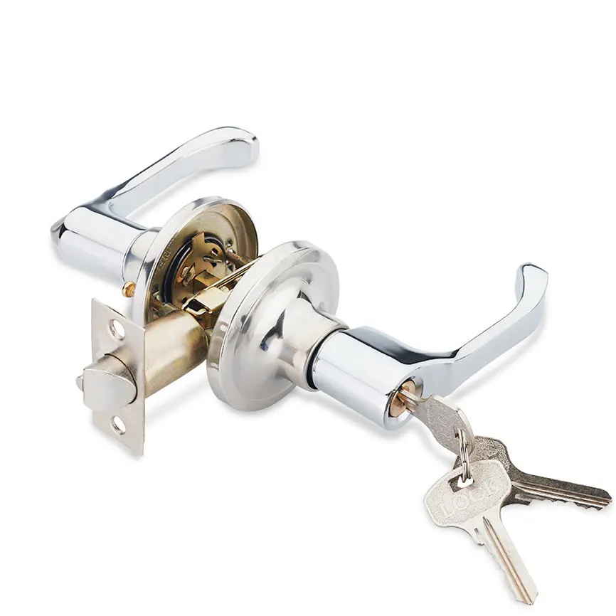 Замок с ручками для ванной комнаты ключами межкомнатной двери трубчатый замок