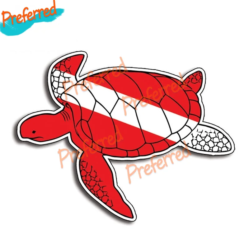 

Sell for Sea Turtle Scuba Diving Down Diver Dive Graphic Decal Motocross Racing Laptop Helmet Trunk Car Sticker Die Cutting