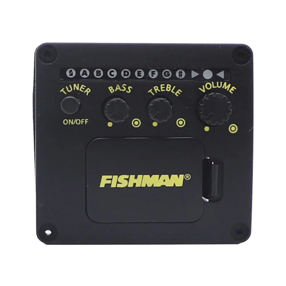 2 Bands EQ Acoustic Guitar Pickups with Tuner Black Folk Accessories Parts Pick UP | Спорт и развлечения