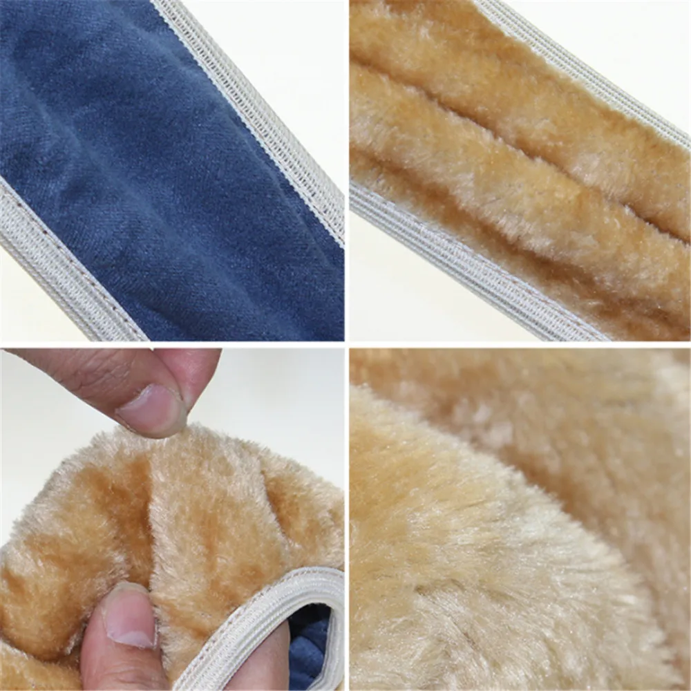 

DIY Steering Wheel Covers/Extremely soft Pluch braid on the steering-wheel Warm Soft Plush Cover Car Interior Accessories New