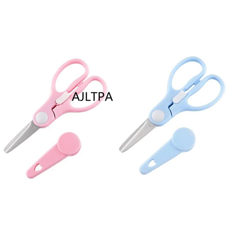 

50Pcs/lot Baby Food Scissors Vegetables Fruits Meat Noodles Multifunction Cutter Safe Baby Food Kitchen scissors Tool CT0138