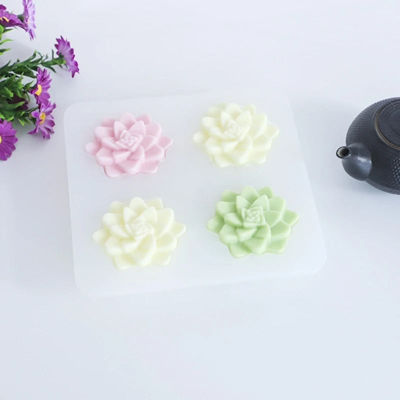 

Succulents Plants Epoxy Resin Mold Handmade Plaster Soap Silicone Mould DIY Crafts Ornaments Jewelry Casting Tools