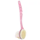 Двусторонняя щетка для тела, с длинной ручкой